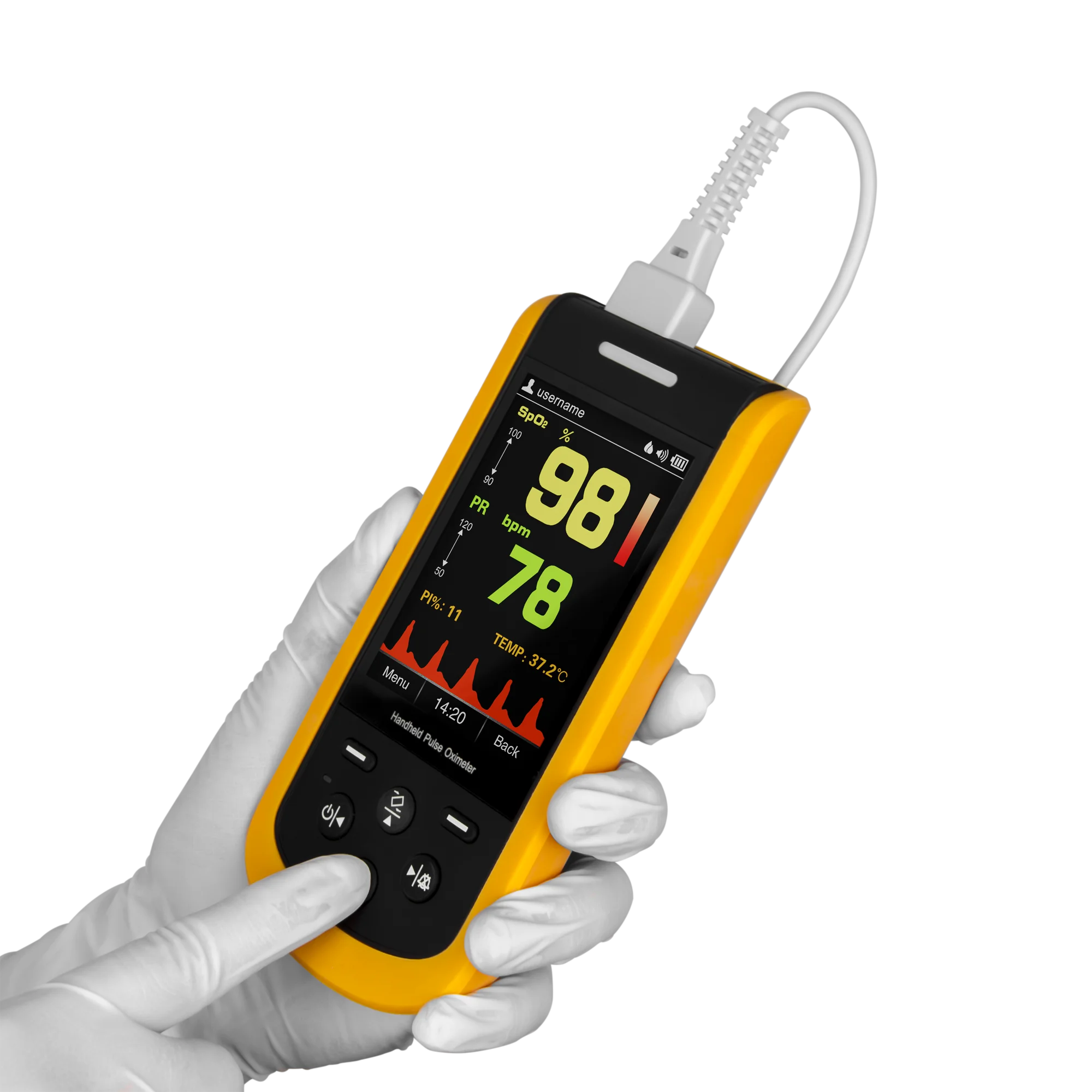 Cheap Home Care Device Medical Handheld Pulse Oxi meter Blood Oxygen Spo2 Monitor