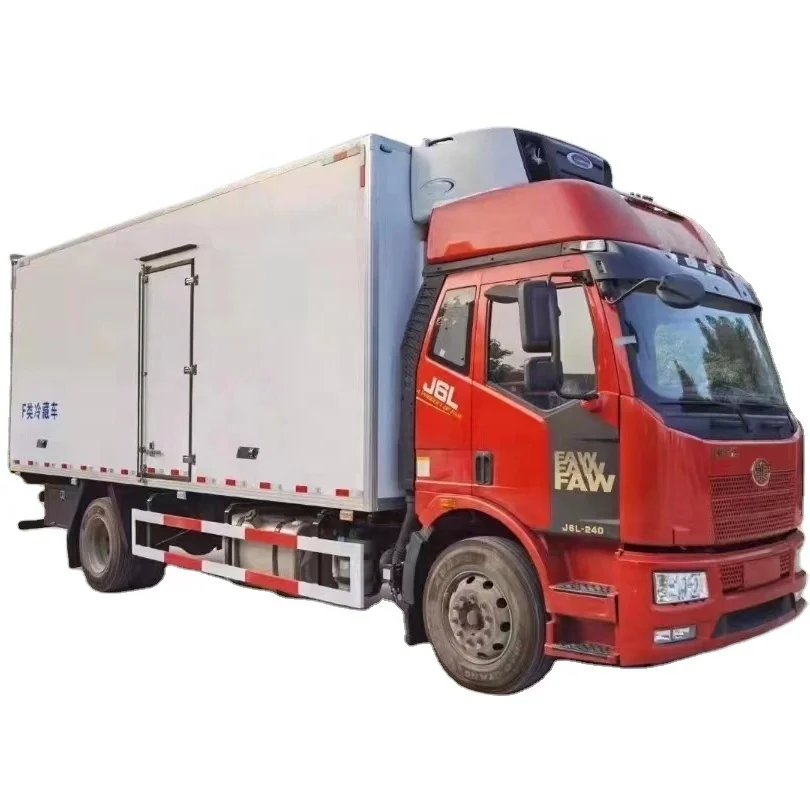 Hot Selling 10 Ton Freezer Refrigerator Truck Ice Cream Delivery Truck Fresh Vegeratble Transport Truck Diesel Box Engine Gross