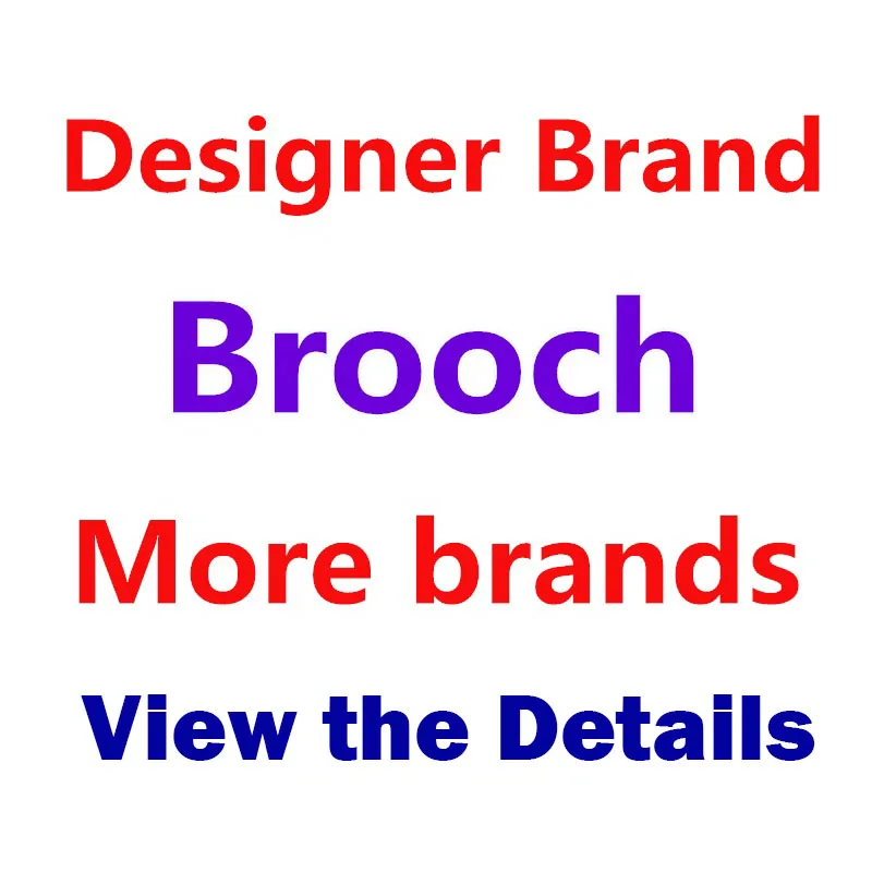 Fashion Custom Rhinestone CC GG Women Brooch Jewelry Inspired Designer Brooches And Pins