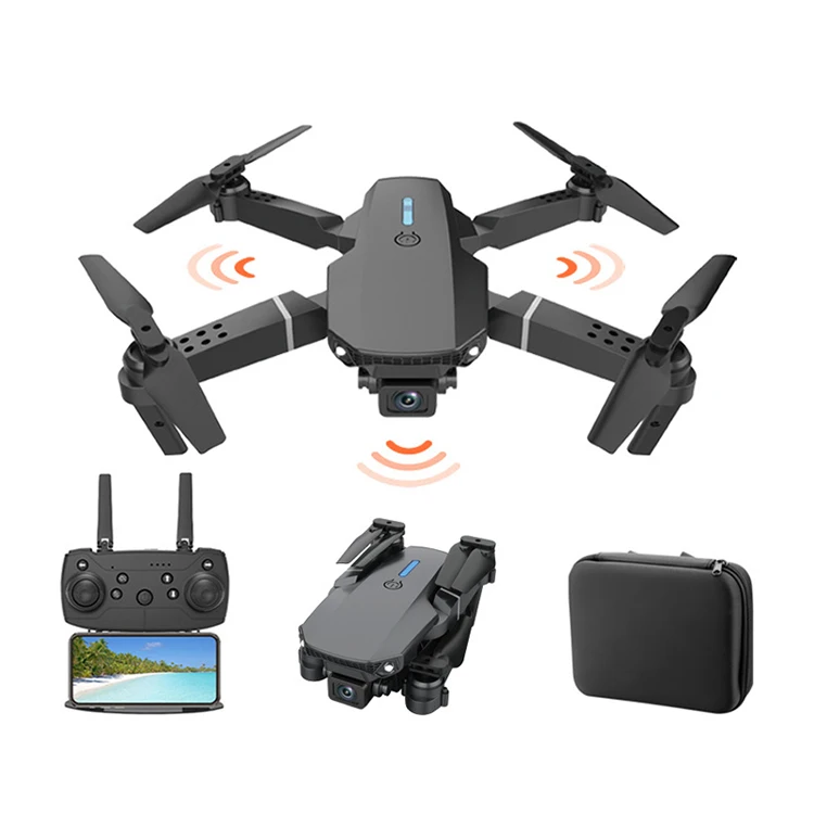professional portable  Drone with Dual Camera 4K Wifi FPV Quadcopter Long Range Battery Life  remote control aircraft  For Kids