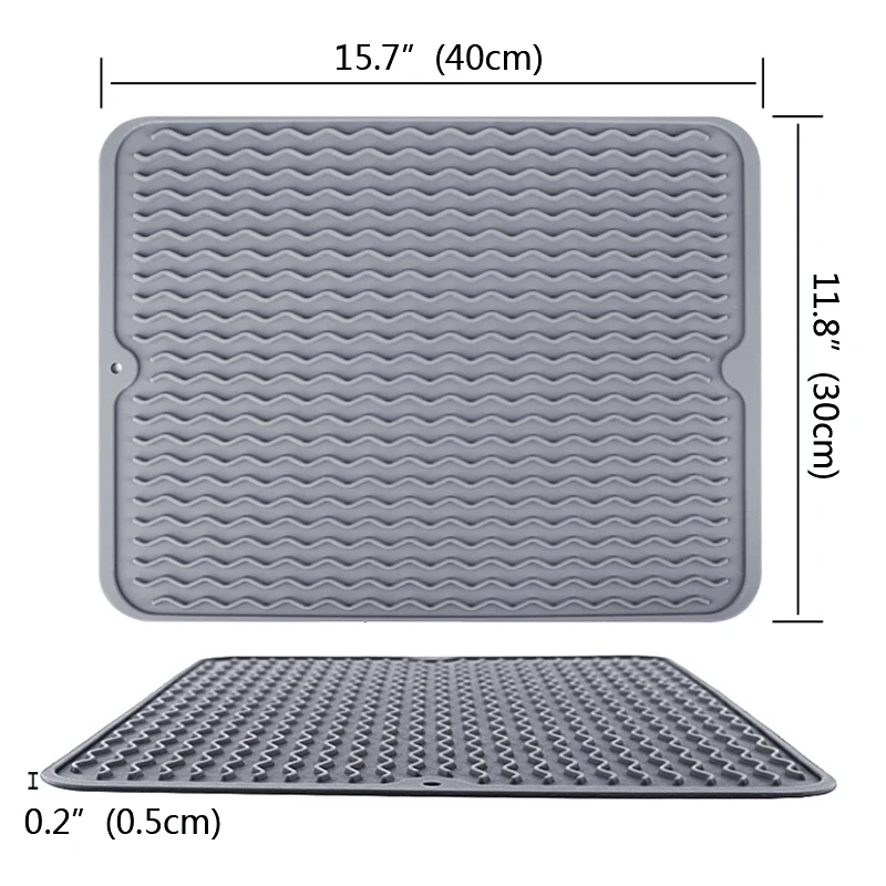 Silicone Mat Anti slip and heat-resistant modern kitchen Insulation pads Silicone Rubber Mat suitable for tables and countertops