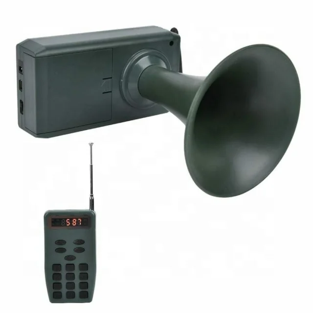 Remote Control Wireless Bird Caller Outdoor Green Hunting Trap Portable Amplifier Speaker with  Audio Player