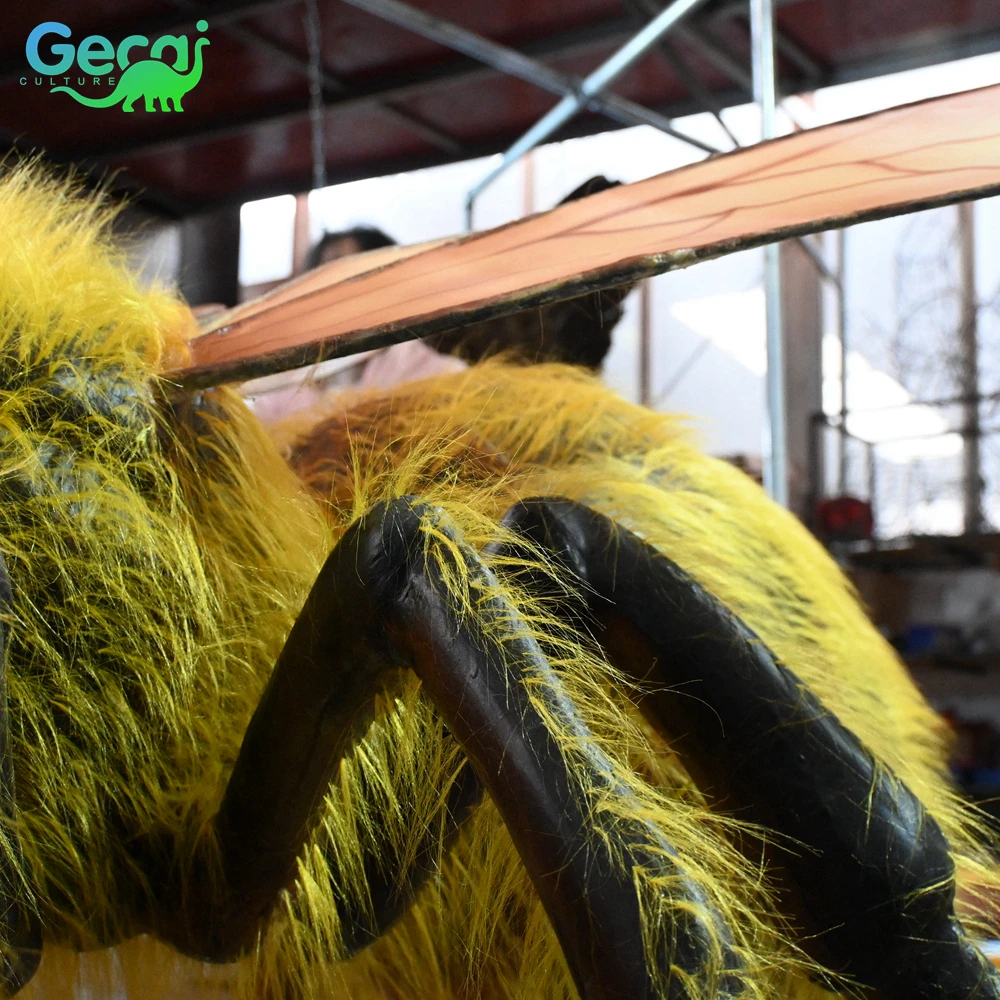 gecai life size stuffed animatronic animals realistic honeybee model for sale