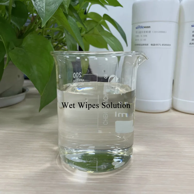 Functional solution biocide chemical liquid preservative for wet wipes cosmetic