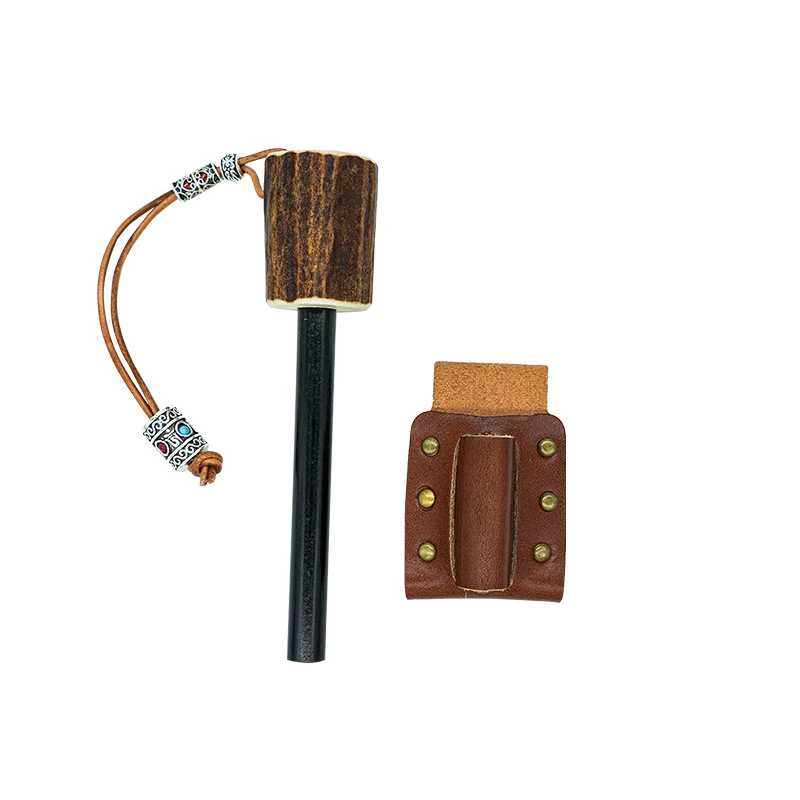 Outdoor convenient camping equipment, survival emergency flint magnesium rod multifunctional igniter Bushcraft Spark stick