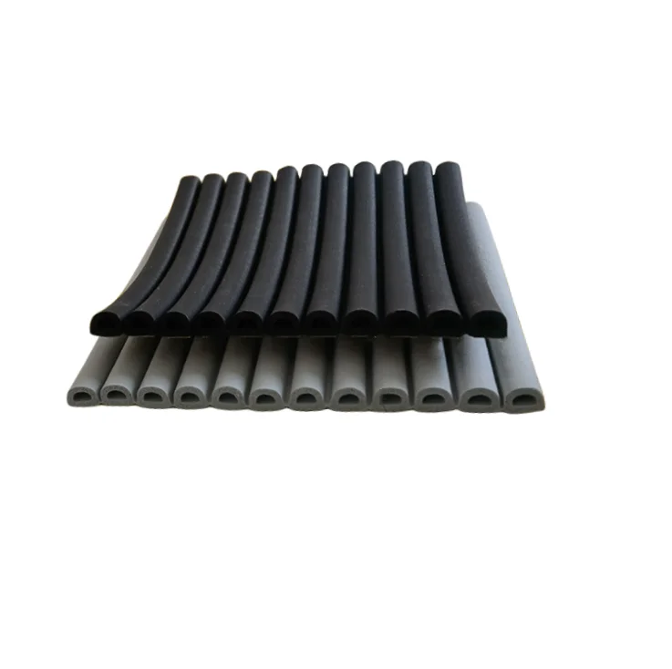 Epdm Self Adhesive Strip Seals Foam D Type Sound Proof Sealing Strips for Door and Windows door dust stopper