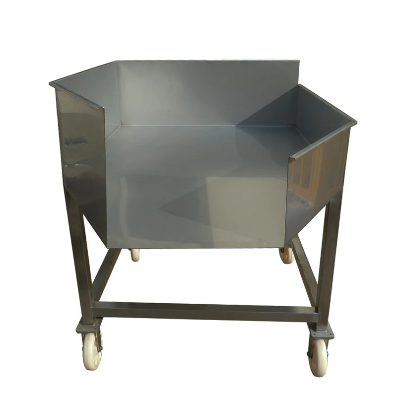 Тележка из нержавеющей стали с колесами