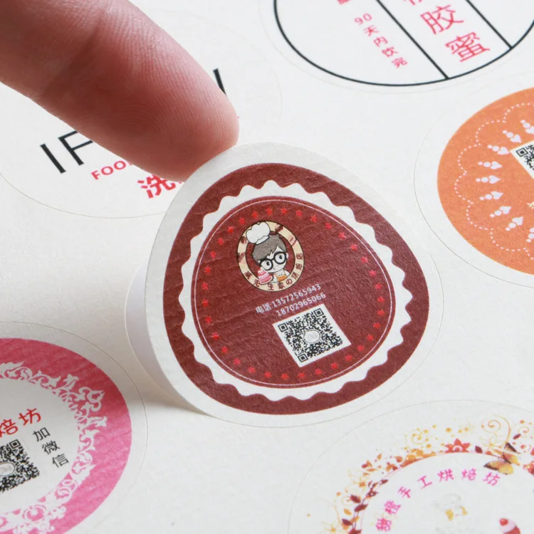 Custom Printed Brand Waterproof Vinyls Stickers Hot Stamping Decorative Label Sticker Labels for Cosmetics, Food, Party