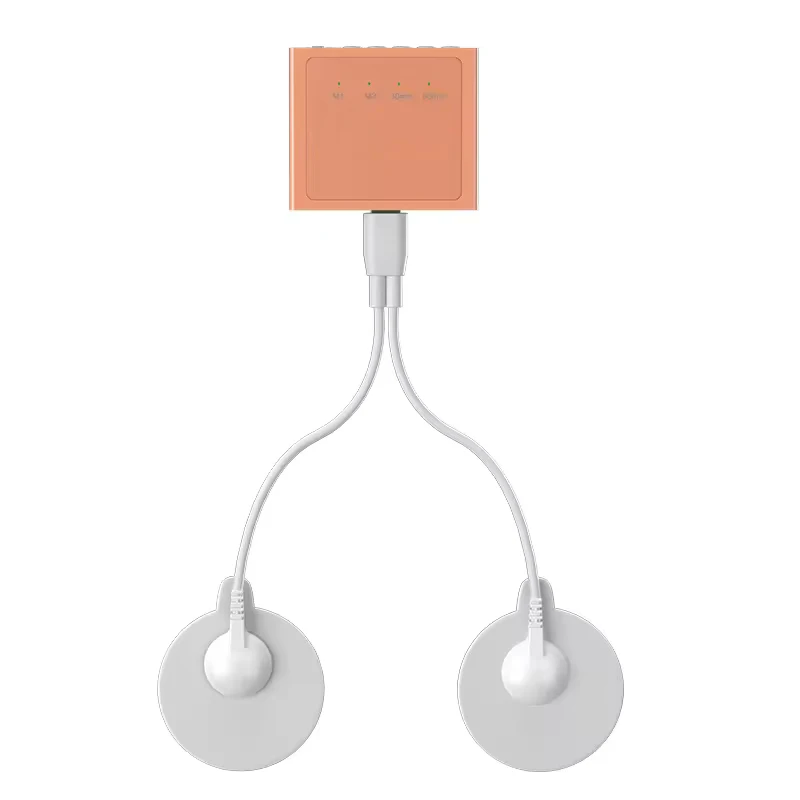 Customizable Portable Low Frequency Muscle Stimulation Dual Channel USB Rechargeable Therapy TENS Unit For Menstrual Pain Relief