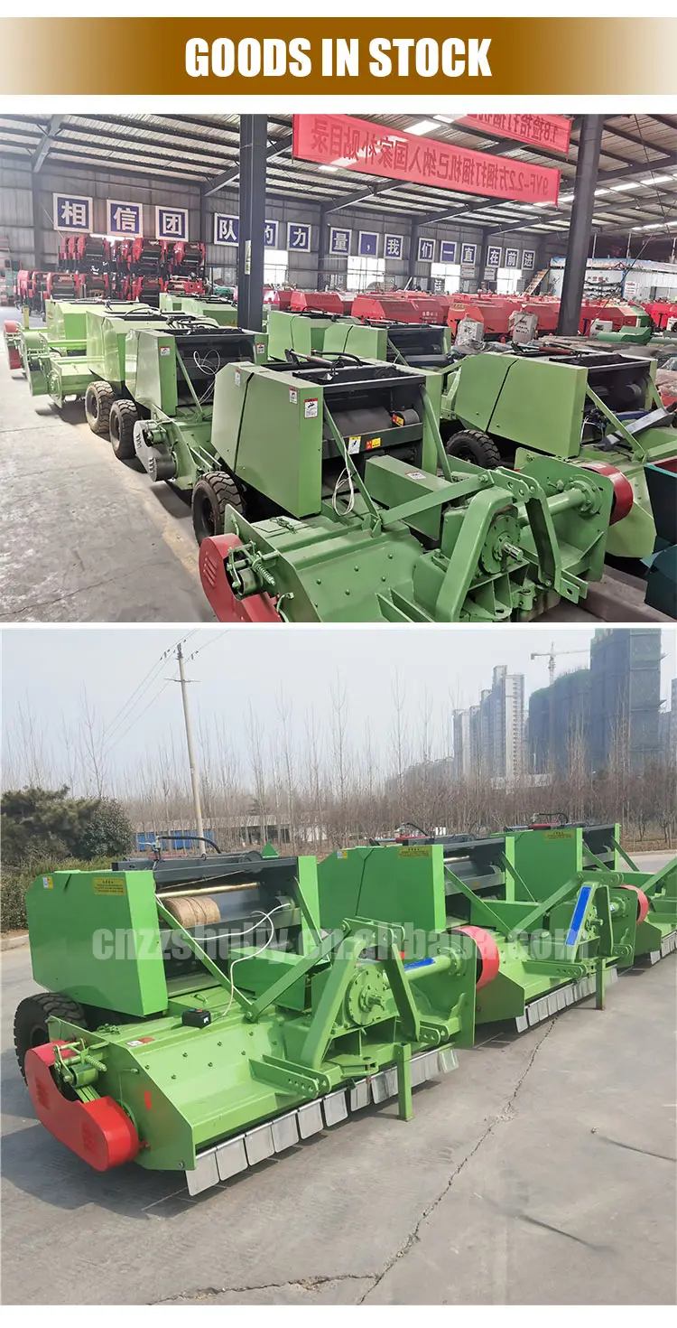 Tractor driven Round silage harvester and baler machine mini round hay balers price
