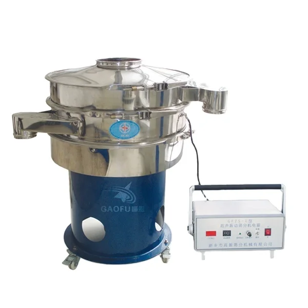 Superfine powder screening ultrasonic vibratory sieving separator machine for sale