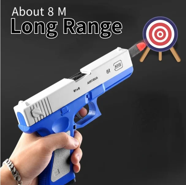 Пистолет игрушечный для детей пистолет игрушки Электрический бластер пистолет Блаз шторм пластиковый Китай мягкий шар коробка батарея стиль упаковка электронные шт Цвет