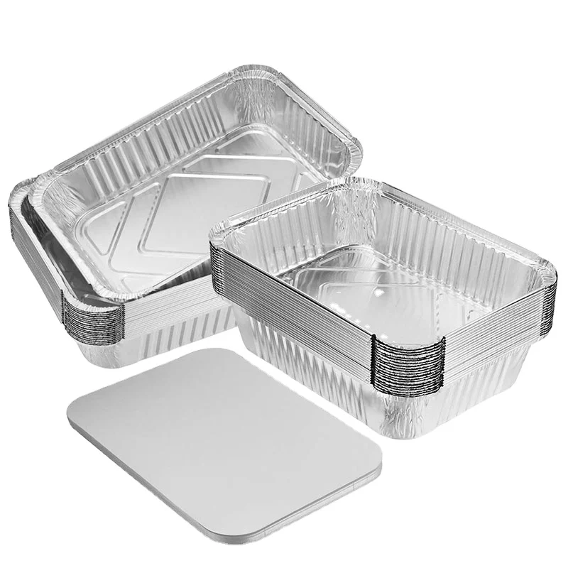 
Philippines market packing aluminium tray baking trays pans aluminum foil containers 