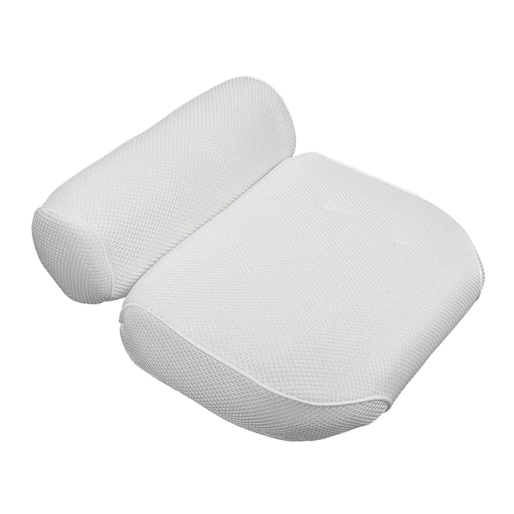 Оптовая продажа анти-клещ спа ванна подушка мягкая и удобная роскошная ванна 3D воздушная сетка подушка для ванной