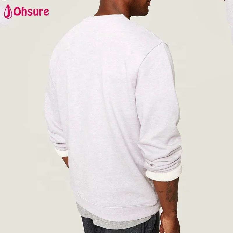 Factory Direct Sales Custom Mens Hoodies Sweatshirts Heavy Weight Pullover Sportswear Cotton Mens Sweatshirt Without Hoody