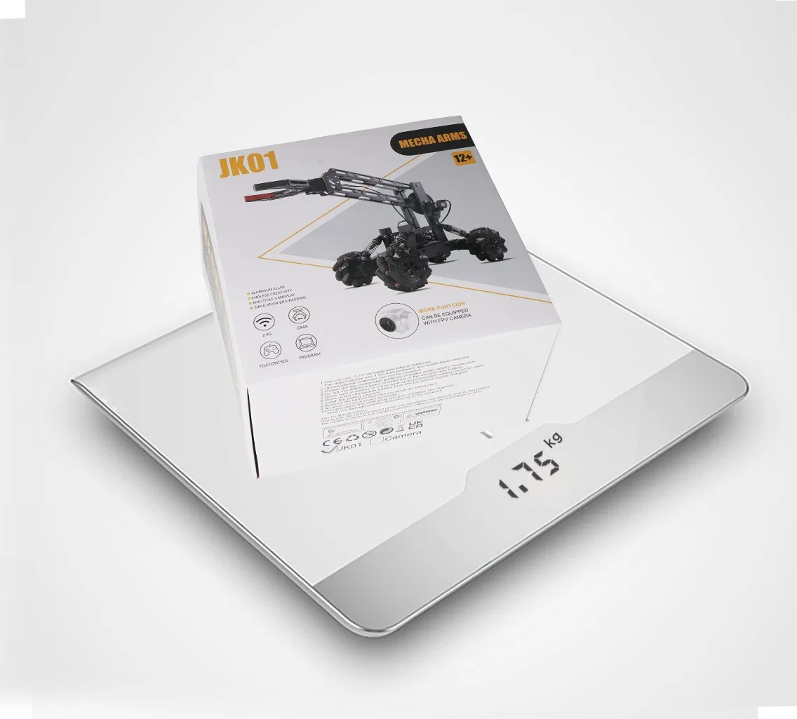 JJRC JK01 MECHA CLAMP Arm 4WD Diy Programming 14 Channel Assembly RC Remote Control Truck Toys For Birthday Gifts