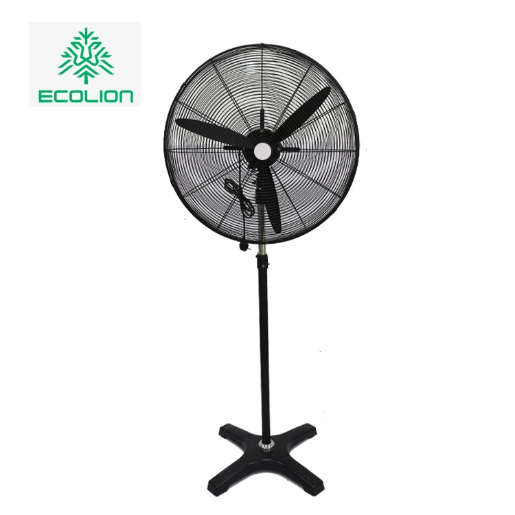 650MM Newest design strong wind 3 blade 26 inch electric cross standing floor fan