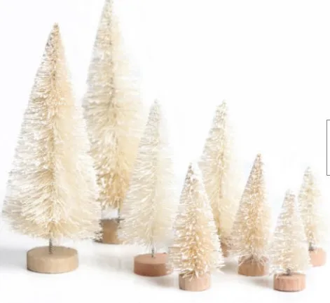 Wholesale christmas decoration display christmas tree micro landscape decoration mini simulation Christmas tree