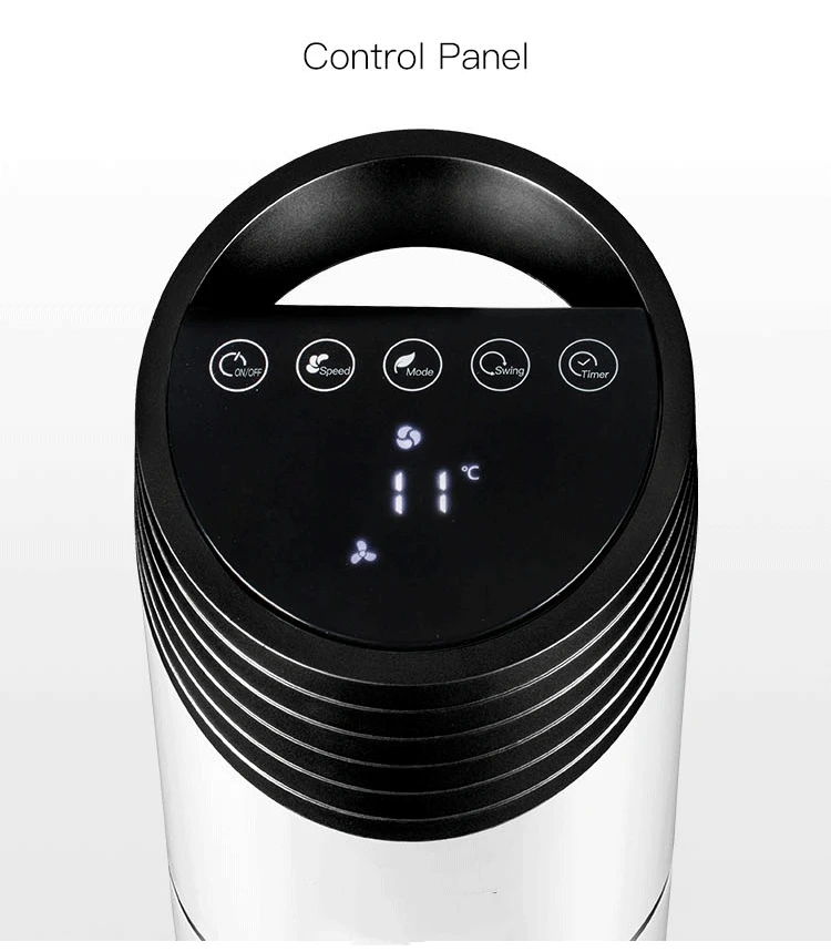 Touch Panel 35 Inch 43 Inch Cooling Tower Fan with LCD Display and Remote