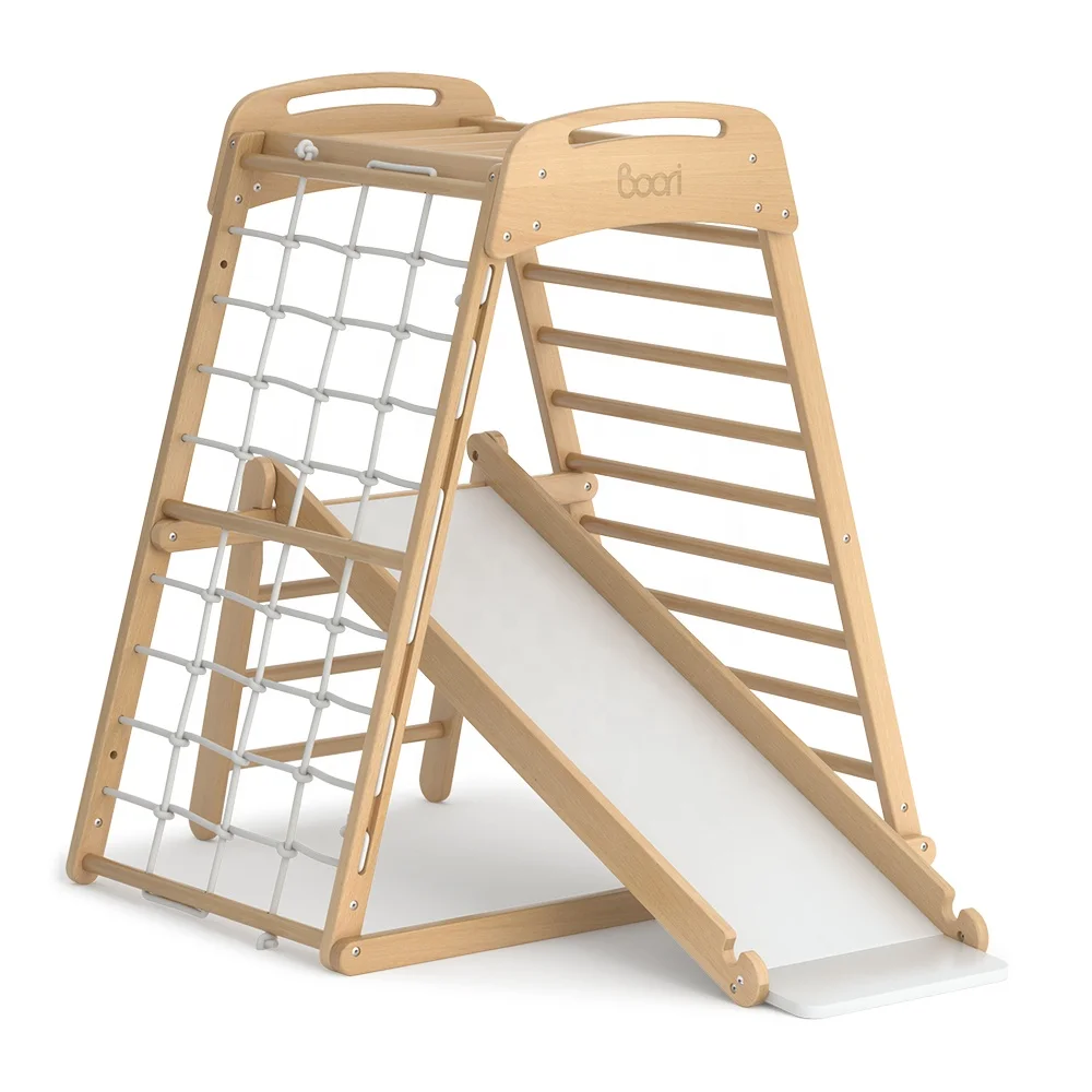 Only B2B Boori Small Indoor Kids Jungle Gym Wood Children Kids Climbing Frame For Toddler