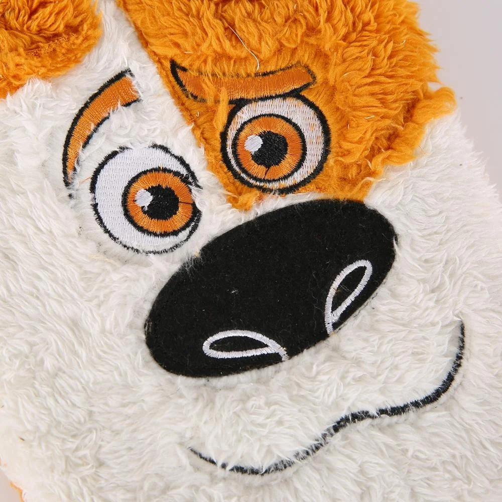Wholesale Cute Fluffy Animal Dog Plush Diary Notebook