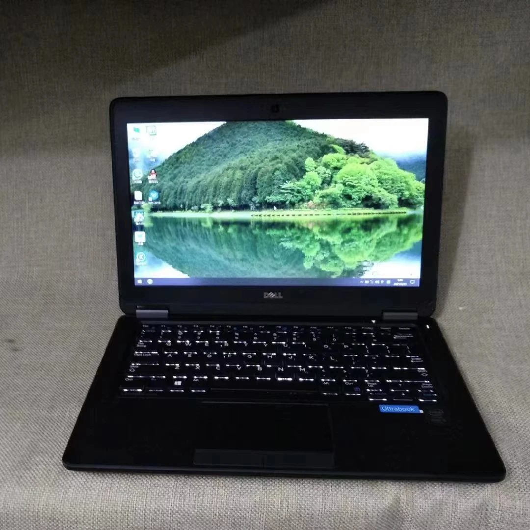 95% new laptop Latitude For Dell  7250 Intel Coer i5-5th 4GB 128GB SSD 12.5-inch affordable business laptop for learning