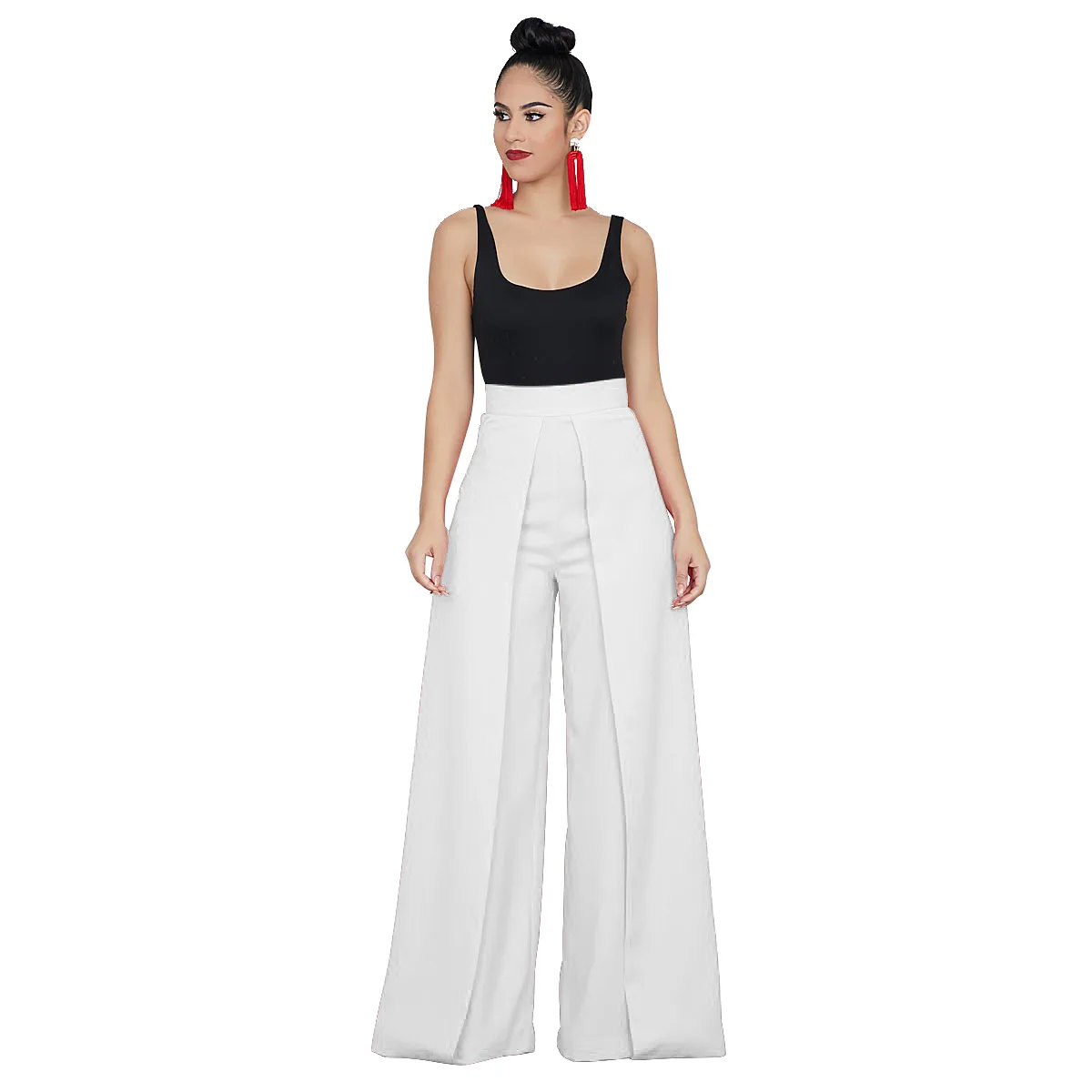 Drop Shipping 2021new fashion for women soft women bell bottoms casual pants Women soft slim Fitting pants stretch