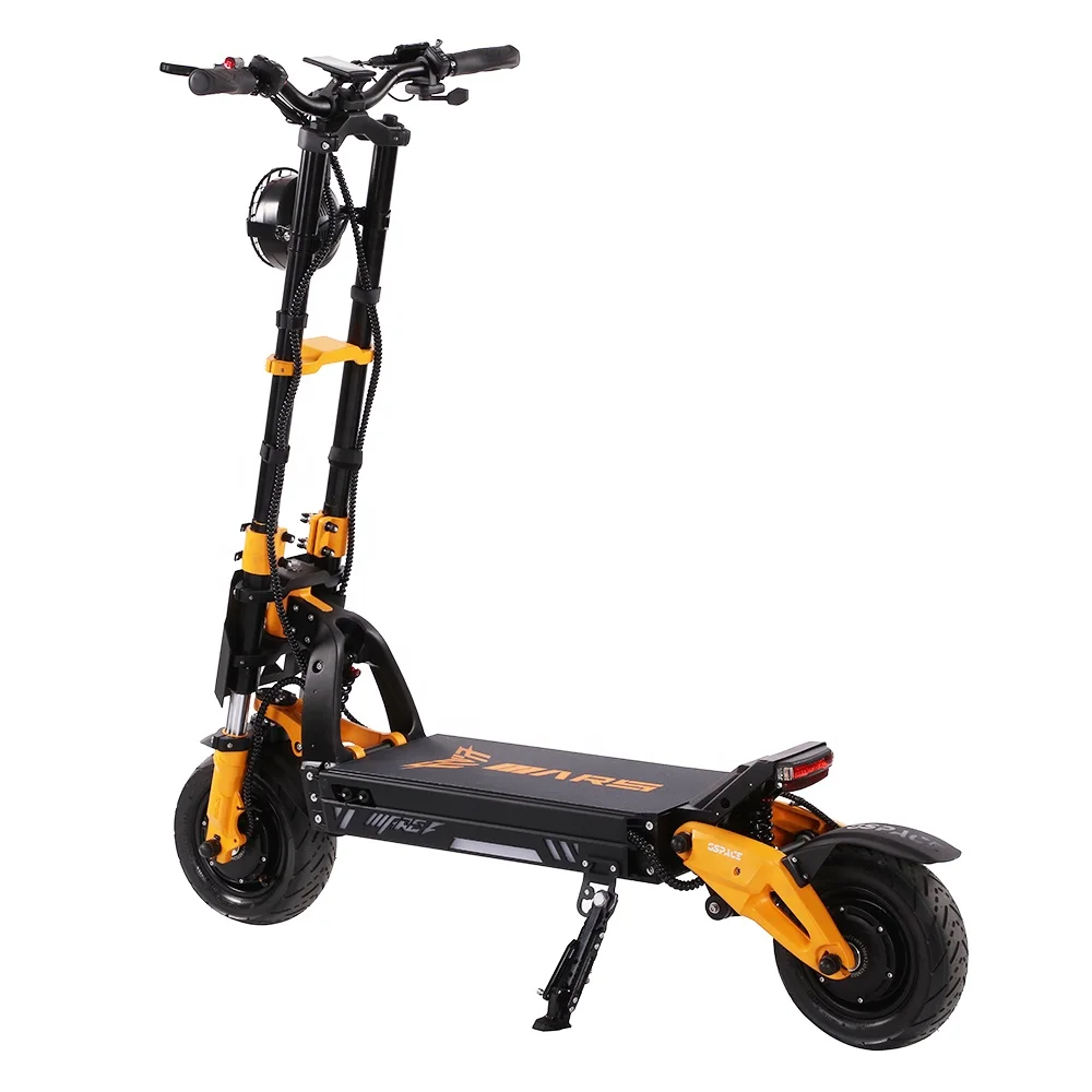 Gspace MARS 11 GT 4000W двухмоторный электрический скутер с двойными рычажными рычажками и многорыкавой подвеской полностью гидравлическими тормозами