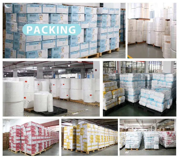 SK OEM Baby Diapers Wholesale Panales Para Bebes Manufacture Disposable Free Shipping Baby Diapers / Nappy In China