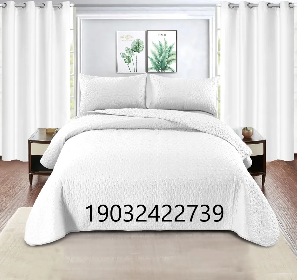 Blackout Curtain Set 6 PCS Solid Bedding Set Luxury Bed Sheet King for Customization Wholesale Bedspread with Thick Curtains