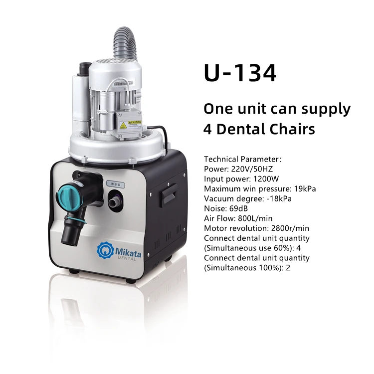 Upgraded stainless steel tank Powerful suction pump Dental Suction Machine unit For 2/4/5/6/8/10 Dental equipment Chair