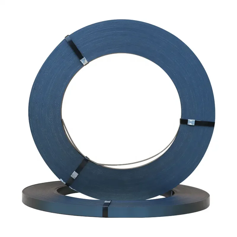 High tensile blue steel strapping best quality packing steel strap bluing steel strapping