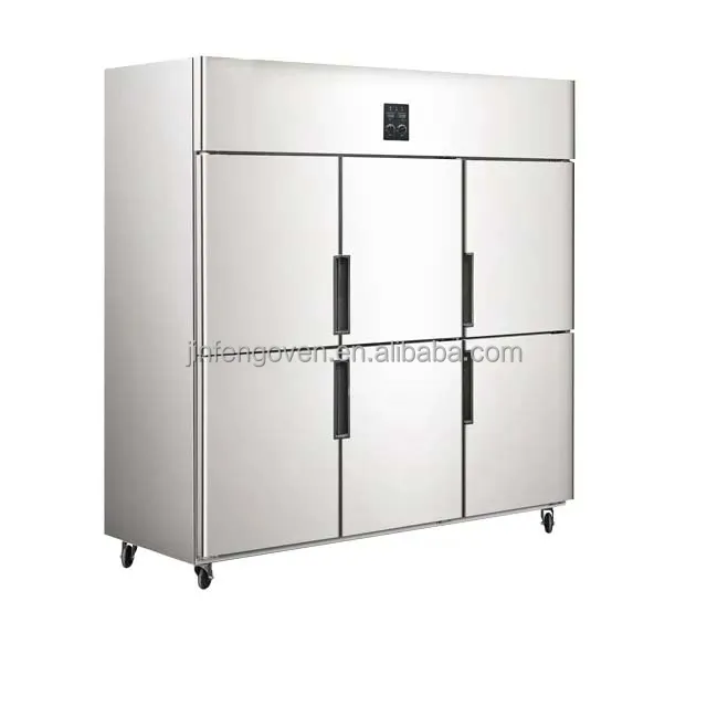 Restaurant Kitchen Double Temperature Upright freezer refrigerator / industrial freezer and refrigerator for sale