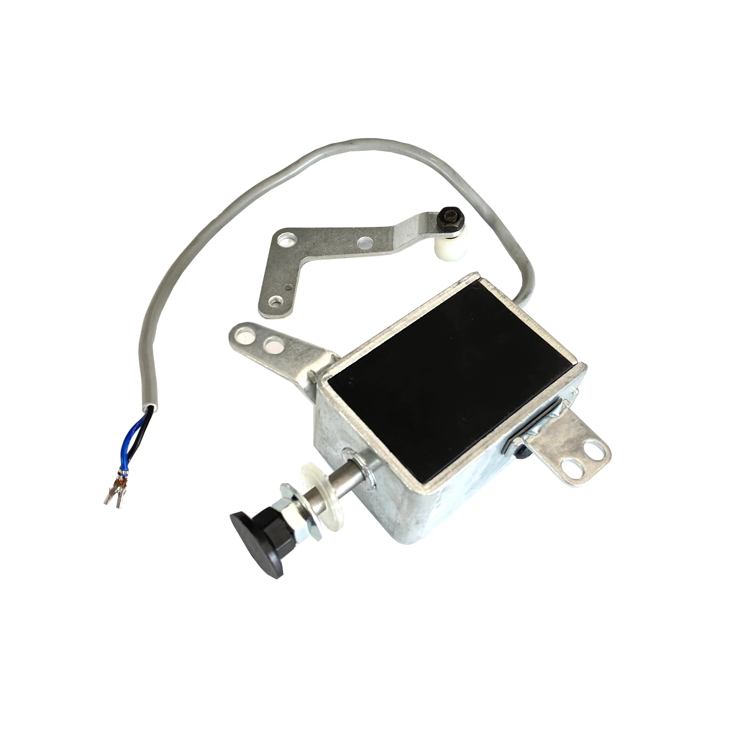 Computer lockstitch sewing machine automatic presser foot lifting electromagnet