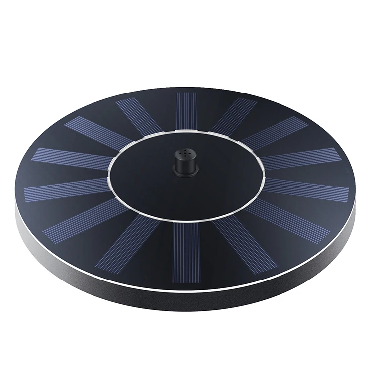 Mini Solar Water Fountain Pool Pond Waterfall Fountain Garden Decoration Outdoor Bird Bath Solar Powered Fountain Floating Water