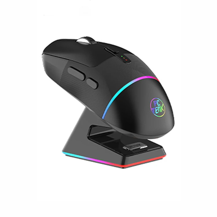 2.4G USB Computer Gaming Mouse RGB Color LED Backlit Rechargeable Silent Wireless Gaming Mouse For PC Laptop