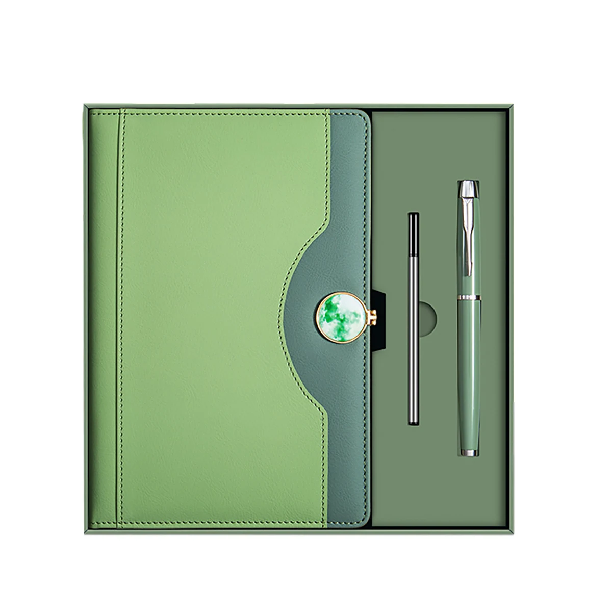 Customizable Luxury Notebook Gift Set With Pen And Notebook Set With Digital Calculator Portfolio Folder Notebook With Pen Set