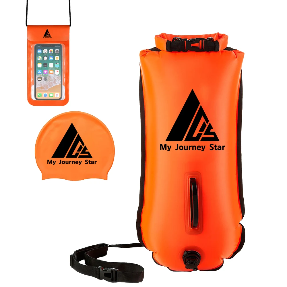 Factory Custom sport gift spearfishing gear inflatable swimming dive flag floating dry bag scuba marker tow float safety