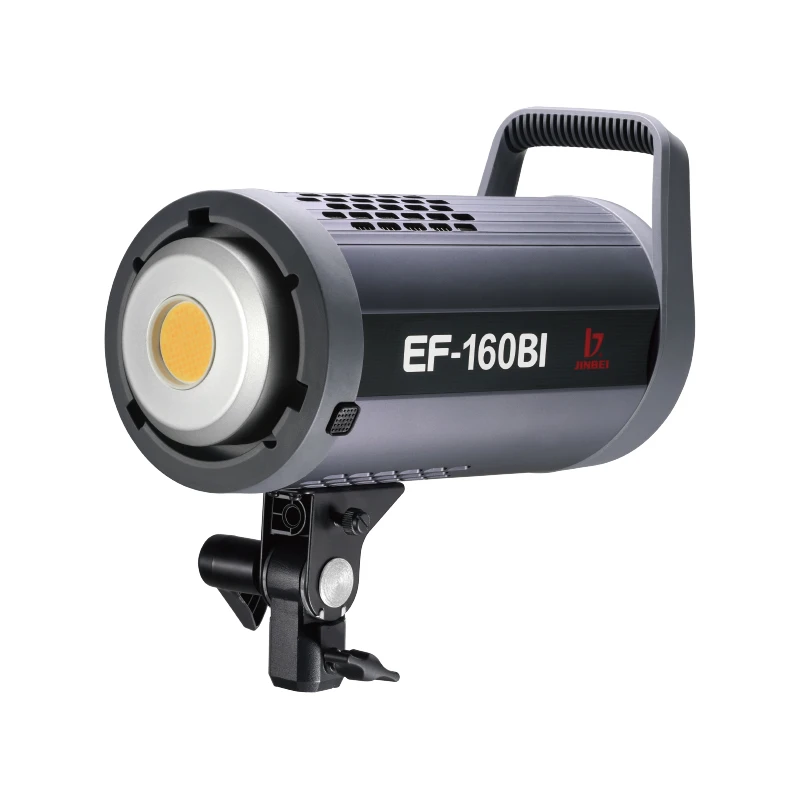 JINBEI EF-160BI 2700k~6500k LED Continuous Studio Video Light Film Shooting Bowens Mount Photographic Lighting