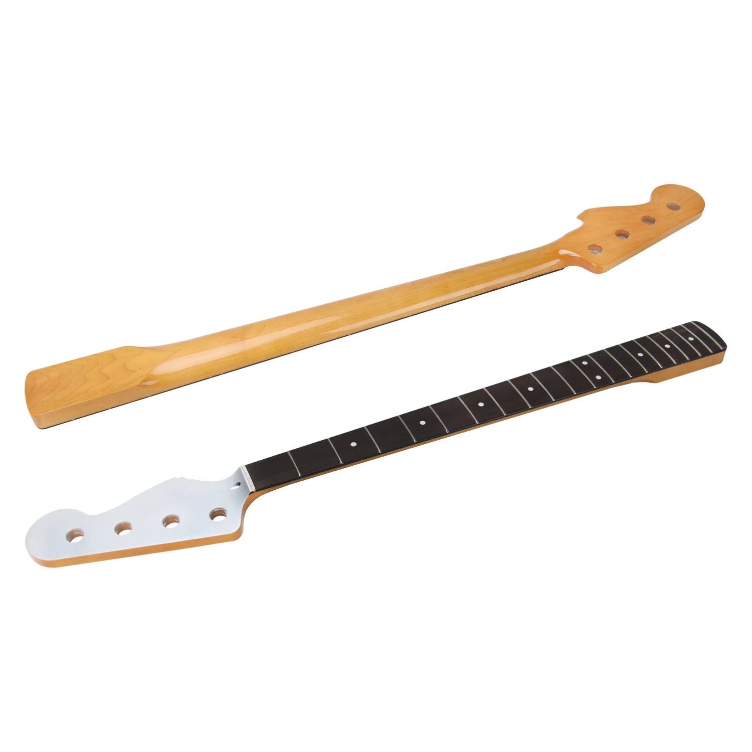 4 String 20 Fret Electric Bass Guitar Neck Handle Rose Wood Fingerboard Manufacturers Wholesale