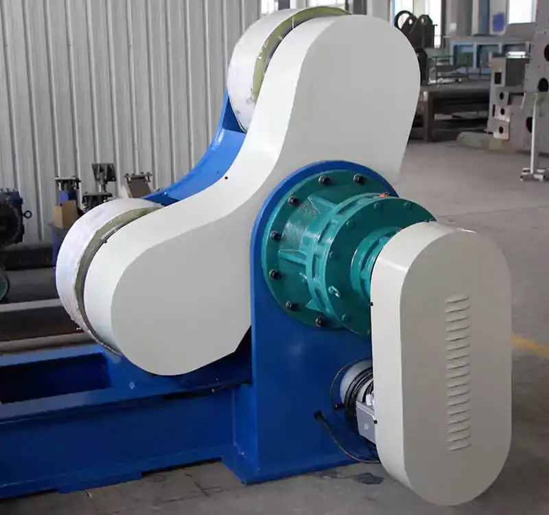 Inclined Welding Rotator Industrial Cylinder Pipe Tube Tank Roller Fit Up Extend Linkage Control Oscillator Electric Torch Head