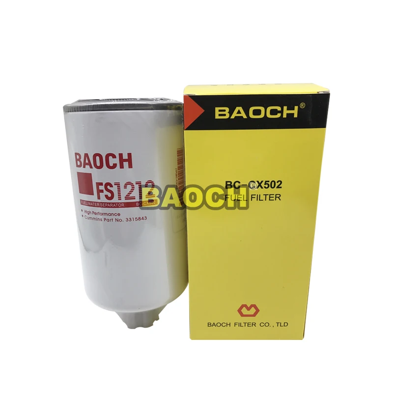 DH220-5 DH225-7 DH300-7 DH370 DH500 Fuel Water Separator filter 65.12503-5011D   FS1212  2474Y9028 for DAEWOO