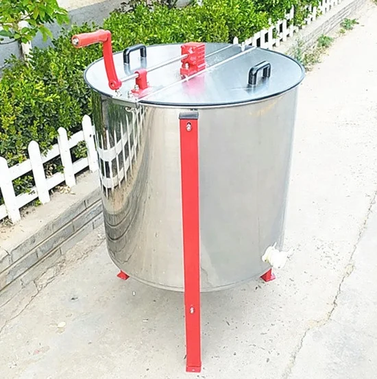 Manual 6 Frame Honey Extractor for Bee Farm, Beekeeper