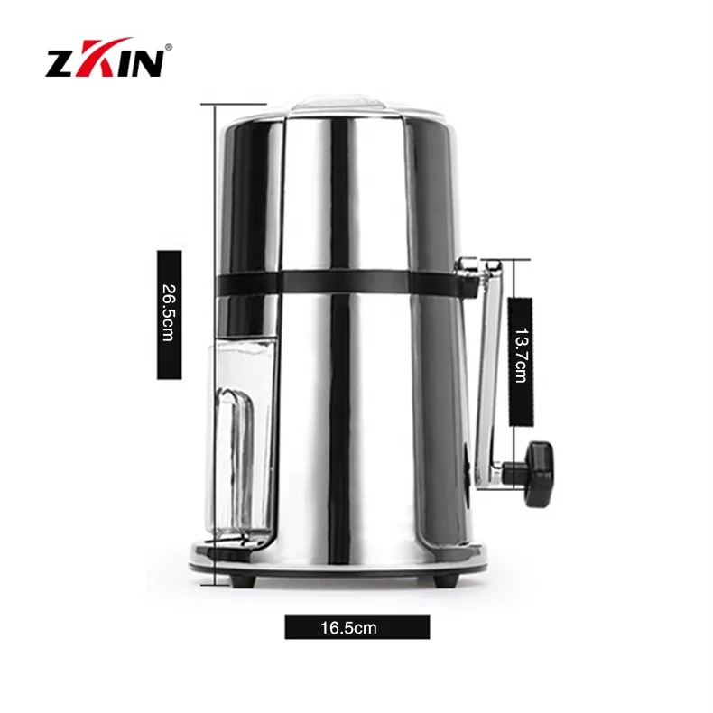 Amazon, домашняя ручная Бритва для льда, машинка для бритья, металлическая ручная машина для измельчения льда