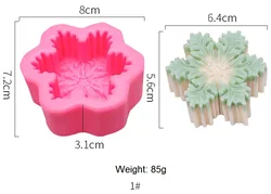 Food Grade Snowflake Cat Silicone Pasteleria Cake Pastry Dessert Baking Tools Supplies Shaped Silicon Chocolate Flower Molds