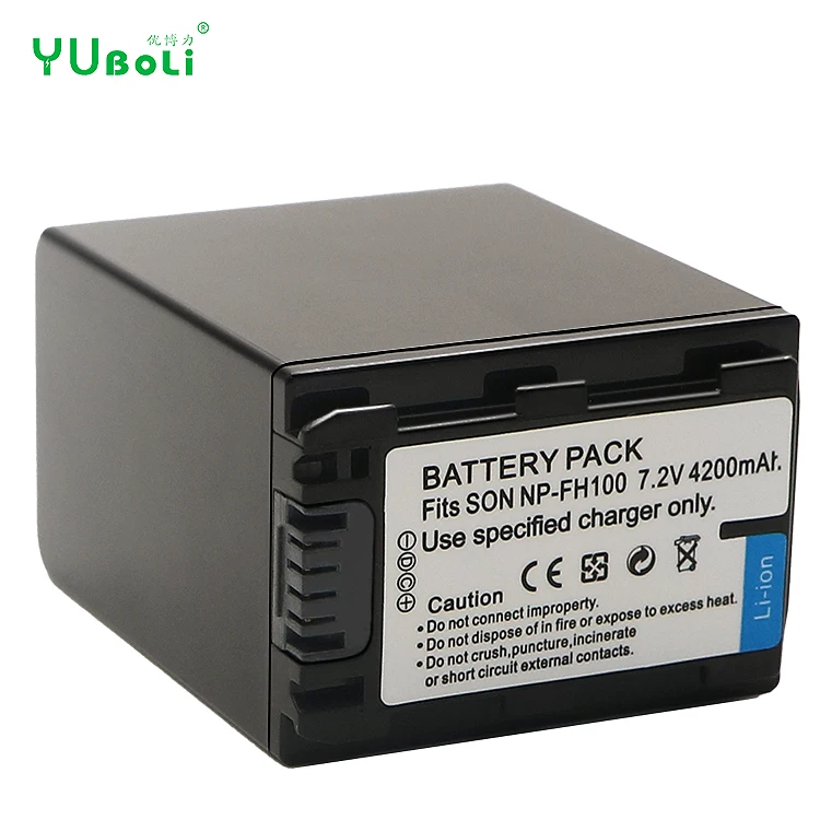 7 2 V 4200 мА/ч NP-FH100 NP FH100 NPFH100 батареи для камеры Sony HDR-CX100 CX105 CX11 CX520 CX6 HC96 SR200 SR70 HXR-MC1 AC-VQH10