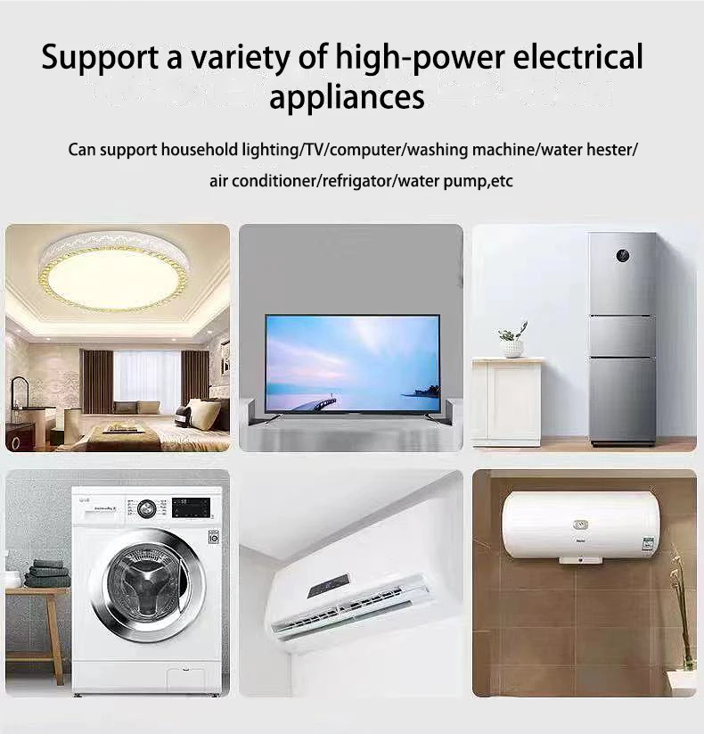 Hot sale Pure sine wave Solar INVERTERS 5000W  power energy storage 220V 230V 240V Home use modules Lithium battery