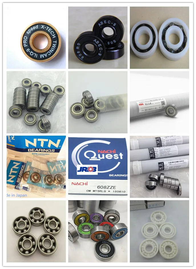 Waterproof Long Life High Speed Longboard And Skateboard Bearing 608 ABEC 9 8*22*7mm