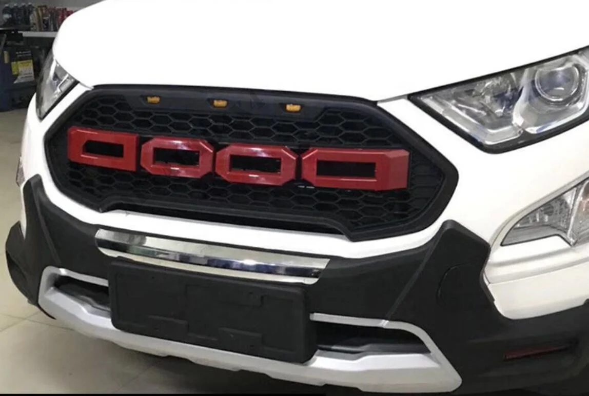 Горячая продажа черный серый цвет 4X4 авто передний гриль для Ecosport 2016-2019