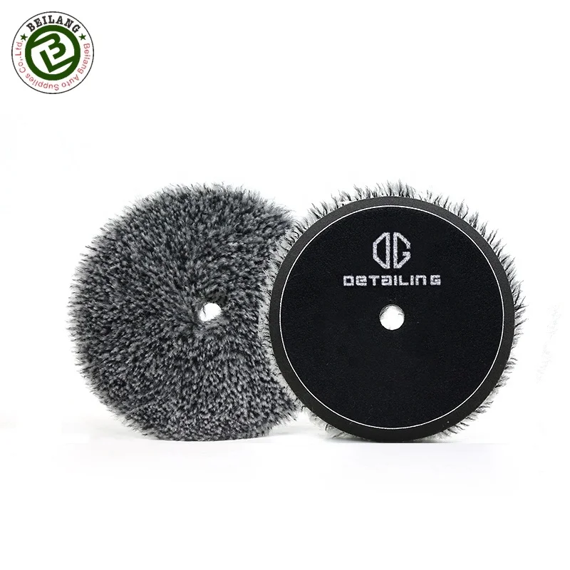 
2021 Newest Exclusive DA 6inch Buffing Wool Pad Car Care 100% Pure Wool Polishing Cutting Pad 